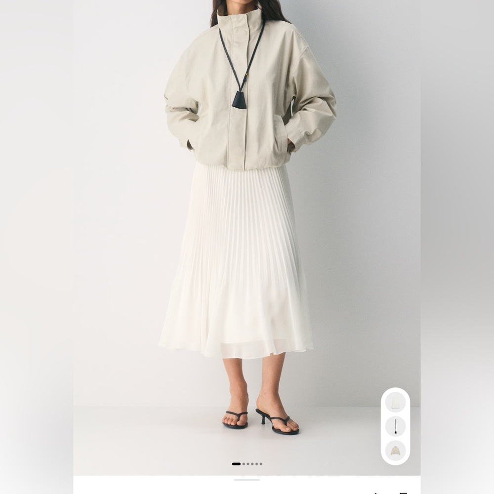 Aritzia Wilfred twirl pleated skirt gorgeous